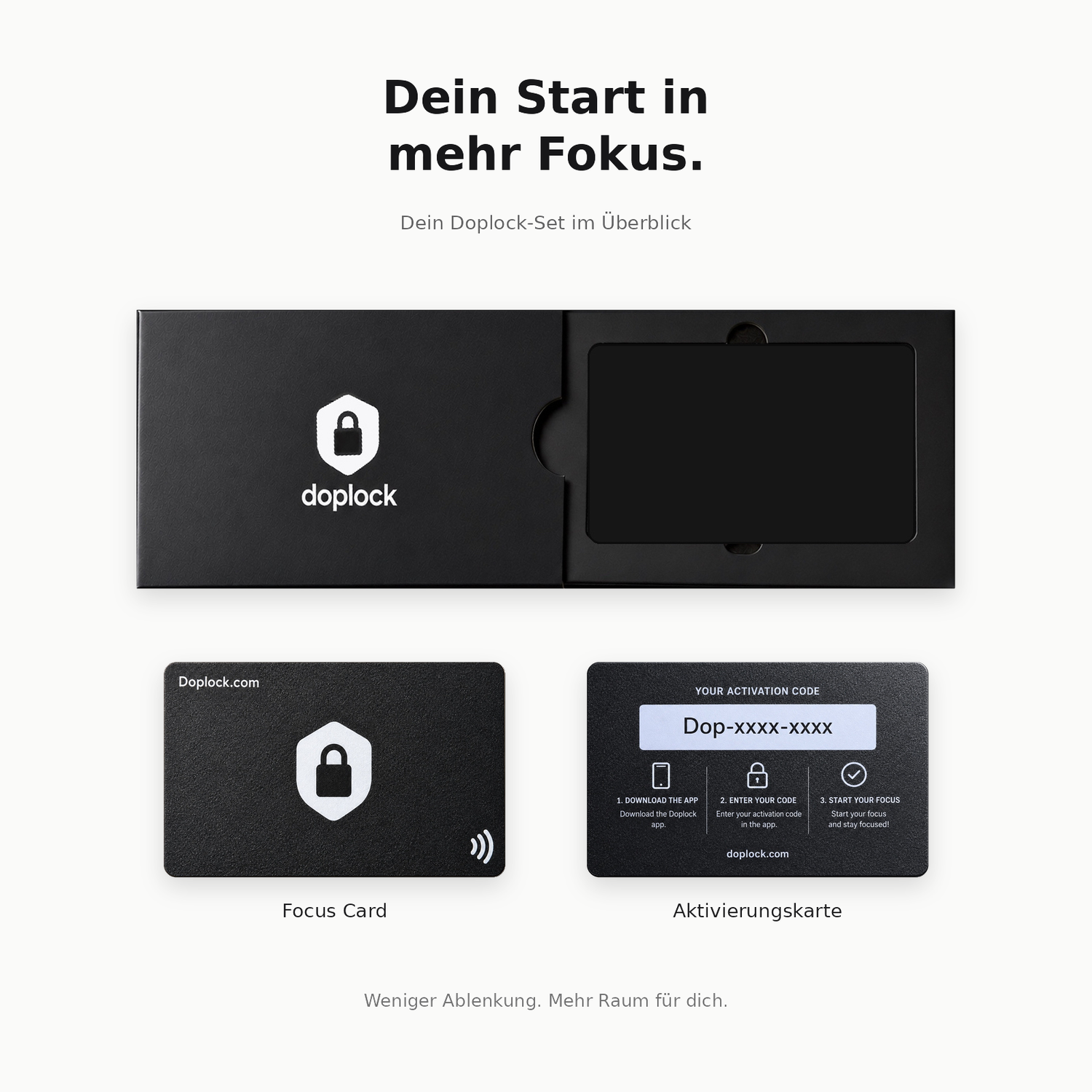 Fokus im Park mit Doplock